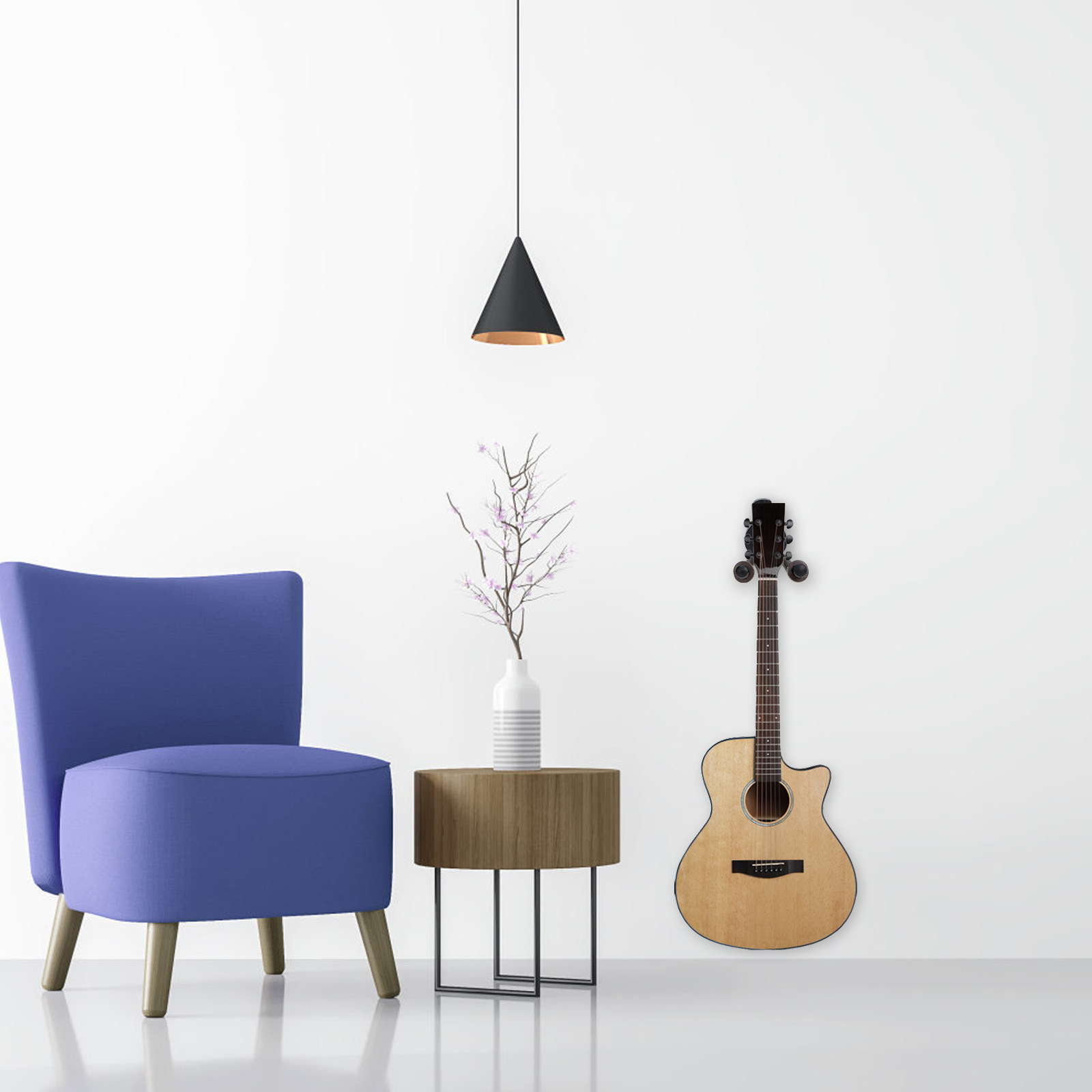 Violin Musical Instrument - Gitaar Wandhouder Stevige Solide Houder Viool