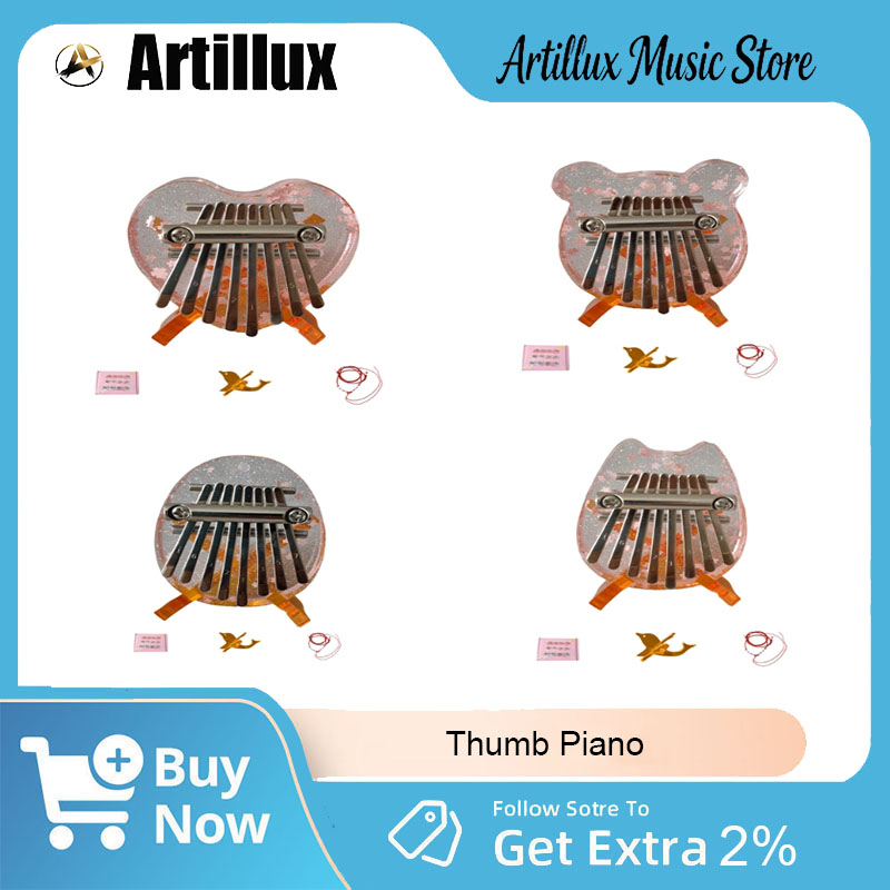 Musical Instrument Kids - Artillux Duimpiano Gloednieuw en van hoge