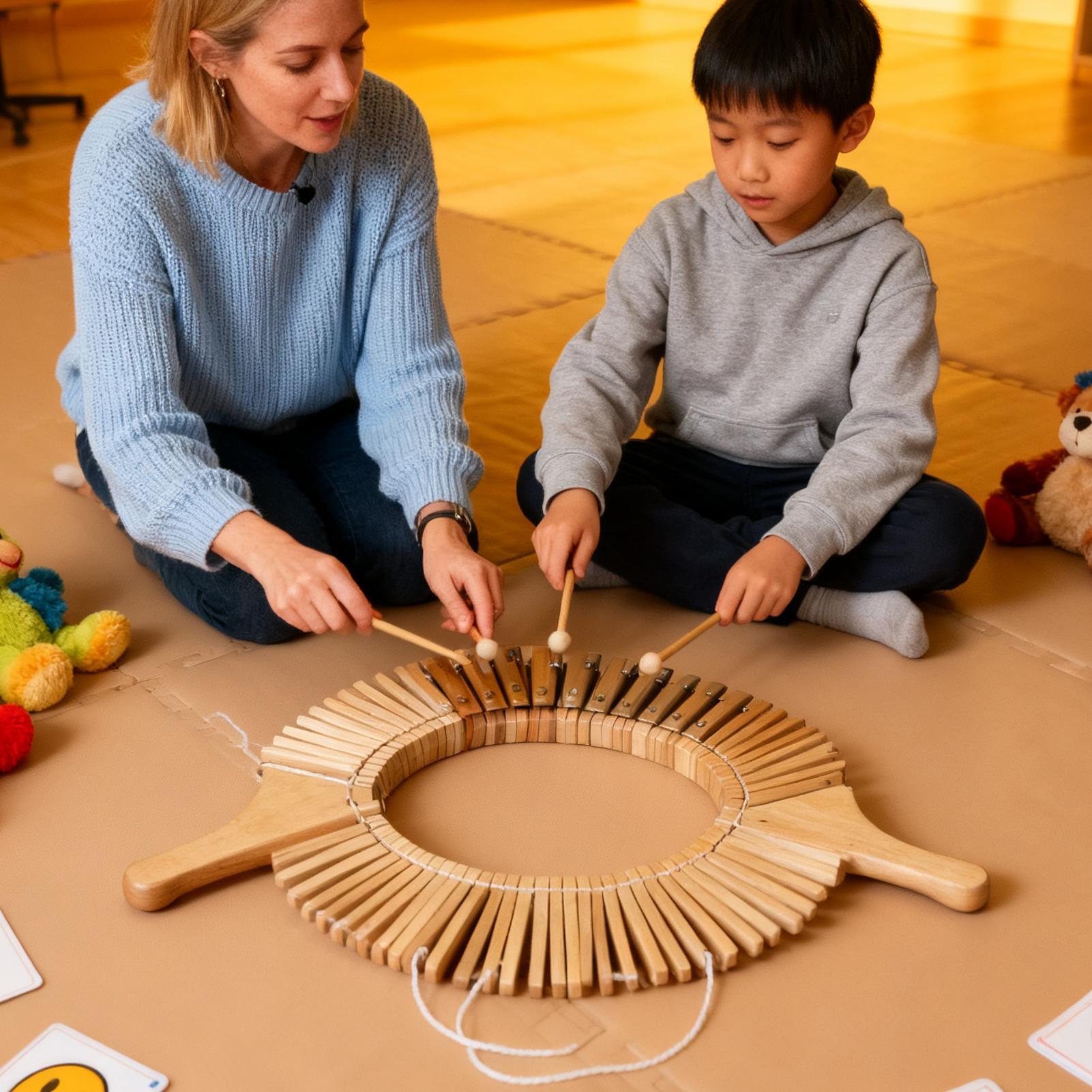 Musical Instrument For Babies - Baby muziekinstrumenten voorschoolse educatieve percussie natuurlijk