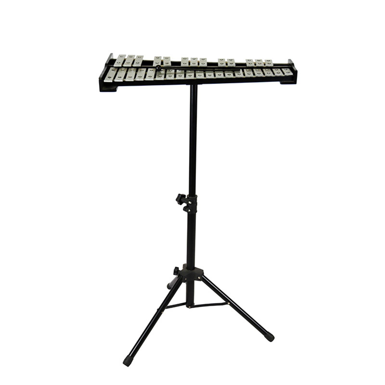 Musical Instrument Xylophone - Draagbare percussie-xylofoon 32-noots metalen klokkenspel belinstrument