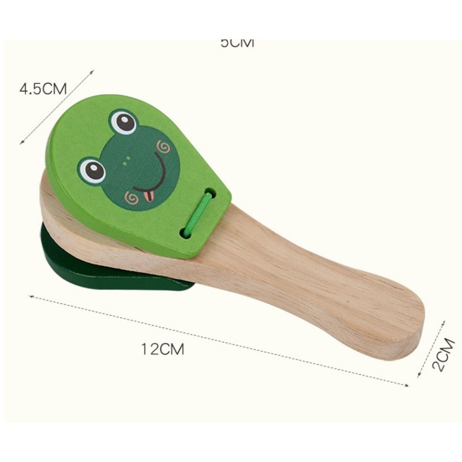 Musical Instrument For Babies - Baby houten castagnetten muzikaal leerhulpmiddel voor