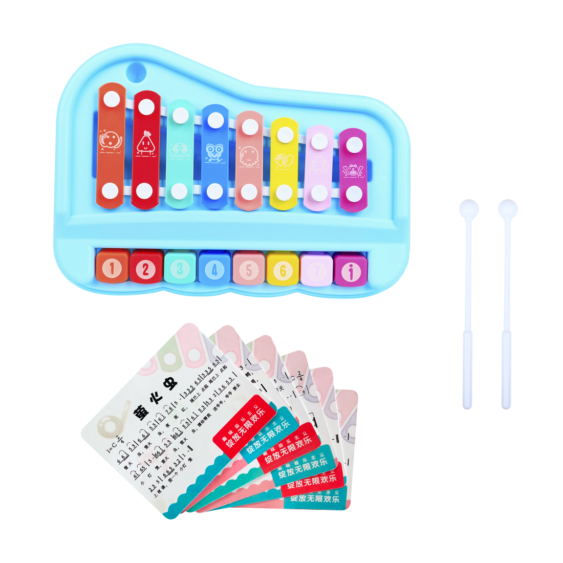 SY-73 Kids Xylofoon 8 Noten Gl - Musical Instrument Xylophone recensie en prijs
