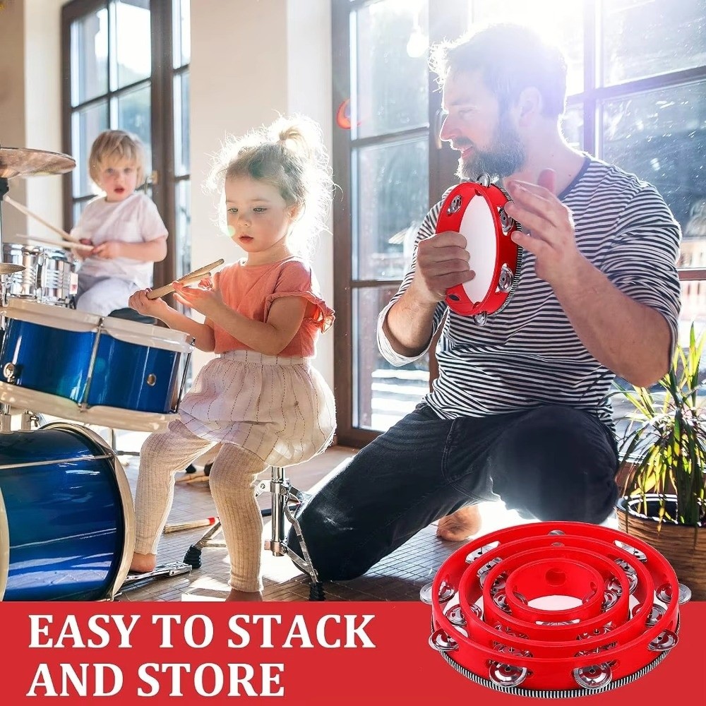 4/6/8/10 Inch Hand Held Drum M - Musical Instrument Kids recensie en prijs