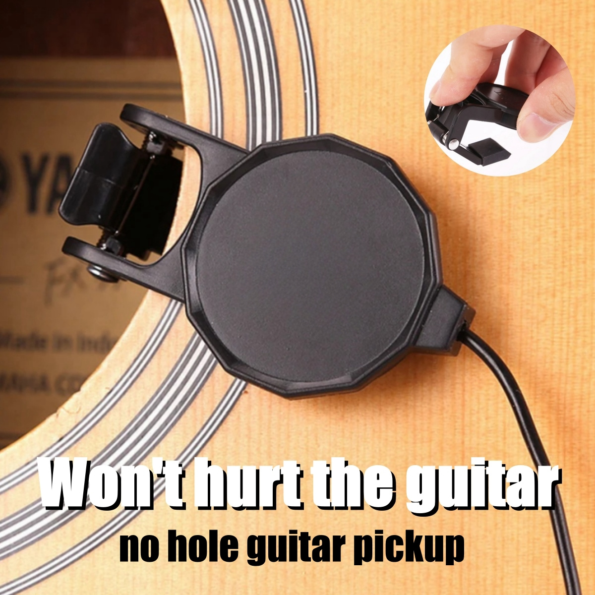 Audio Jack Clip Op Pickup voor - Violin Musical Instrument recensie en prijs
