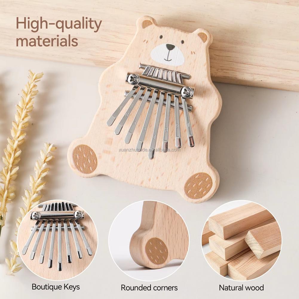 8-toetsen mini kalimba draagba - Musical Instrument Kids recensie en prijs
