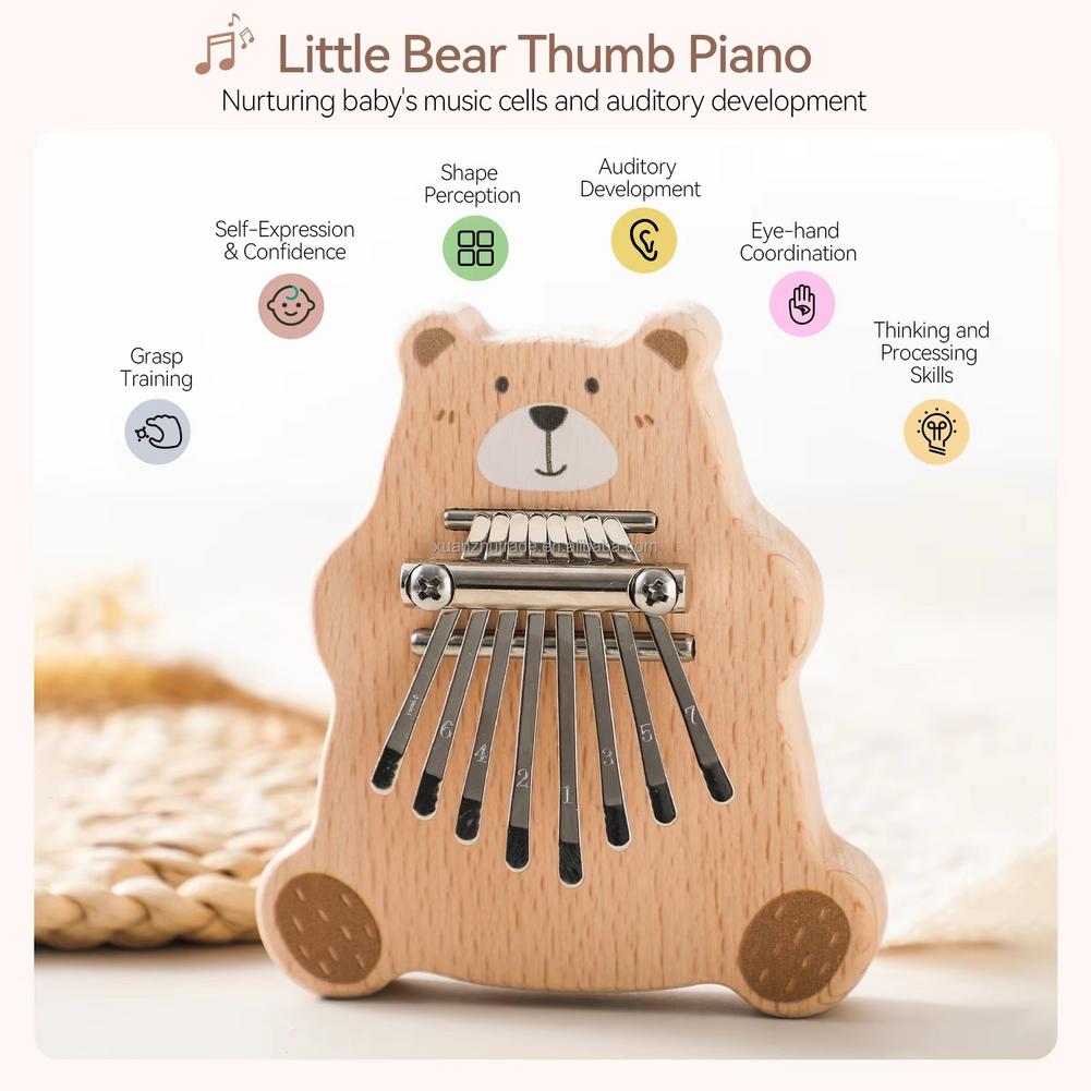 8-toetsen mini kalimba draagba - Musical Instrument Kids recensie en prijs