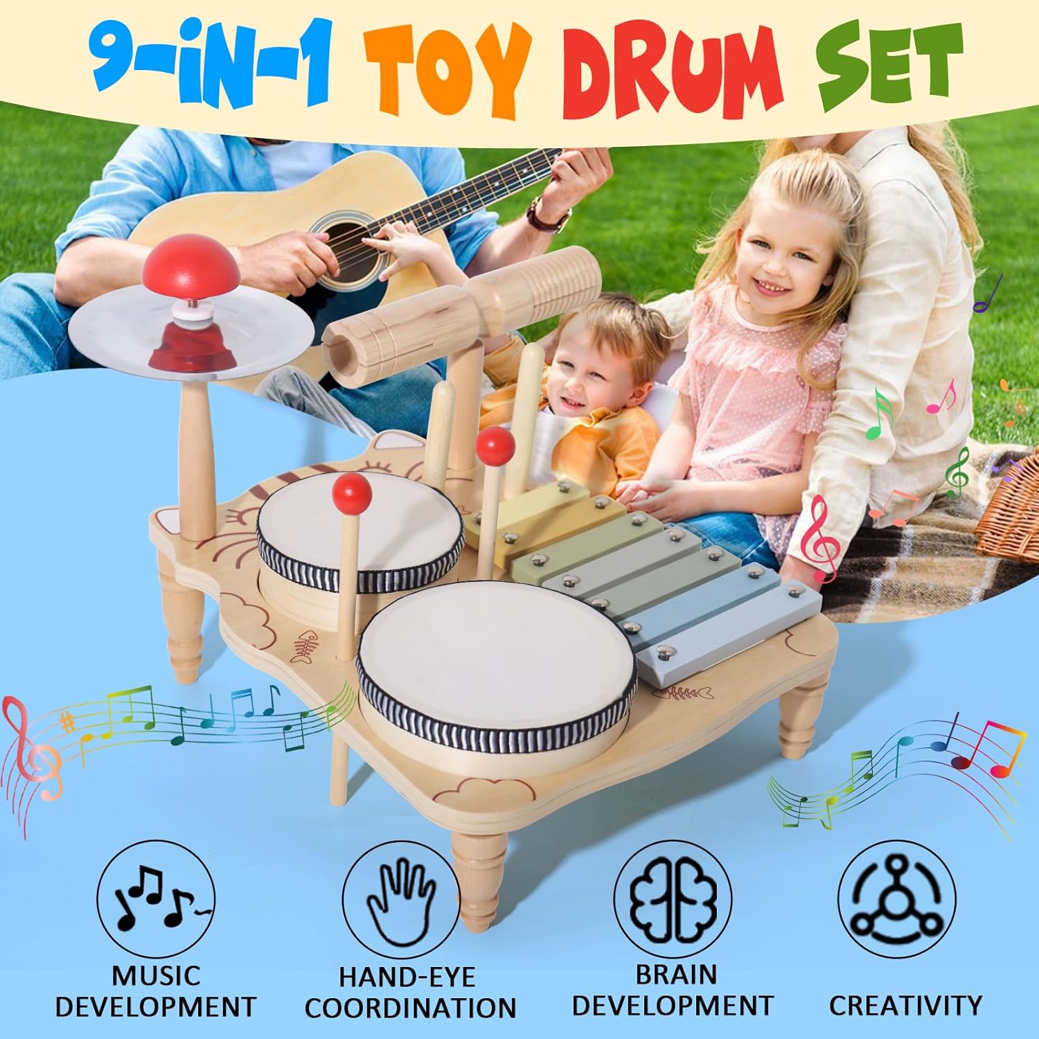 Houten Xylofoon Drumstel Voor  - Musical Instrument Xylophone recensie en prijs
