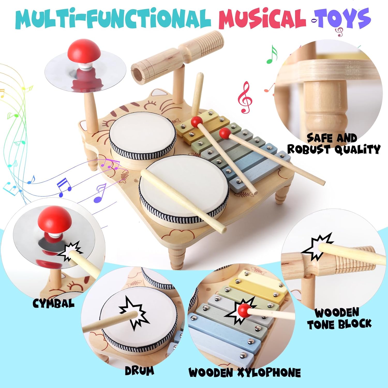Houten Xylofoon Drumstel Voor  - Musical Instrument Xylophone recensie en prijs