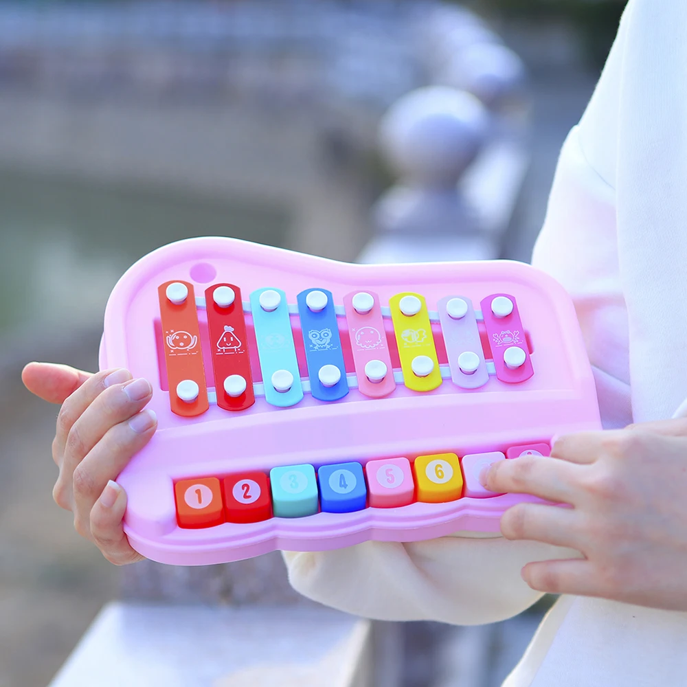 8-toon handpercussie-instrumen - Musical Instrument Xylophone recensie en prijs