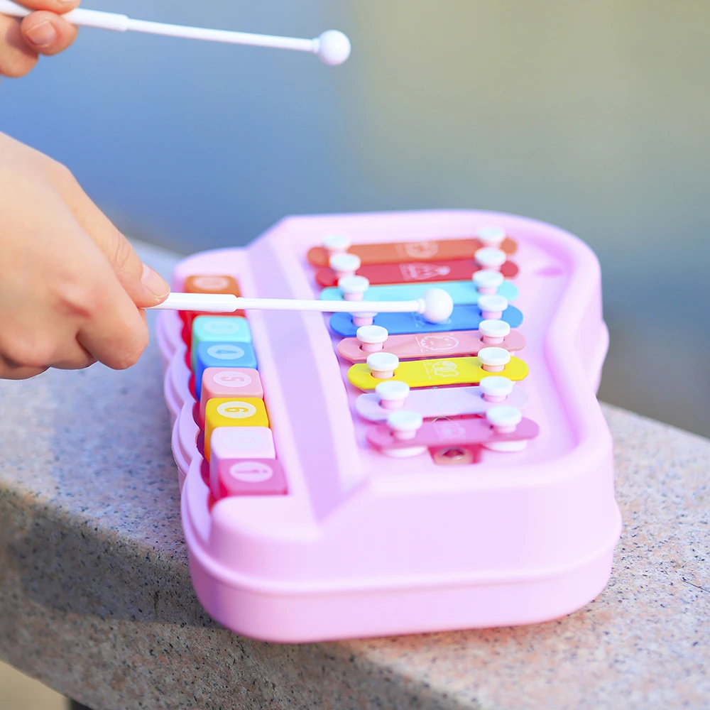 8-toon handpercussie-instrumen - Musical Instrument Xylophone recensie en prijs