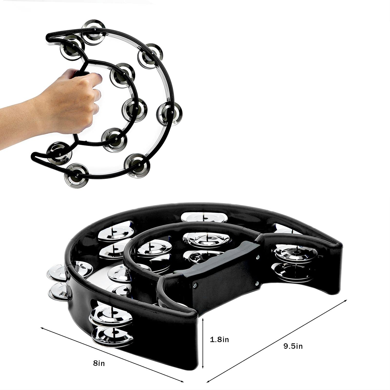 Tamboerijn Dubbele Rij Metalen - Musical Instrument Kids recensie en prijs