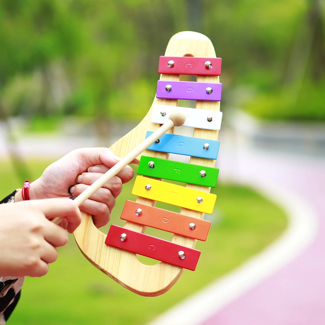 8-toon regenboogxylofoon, perc - Musical Instrument Xylophone recensie en prijs