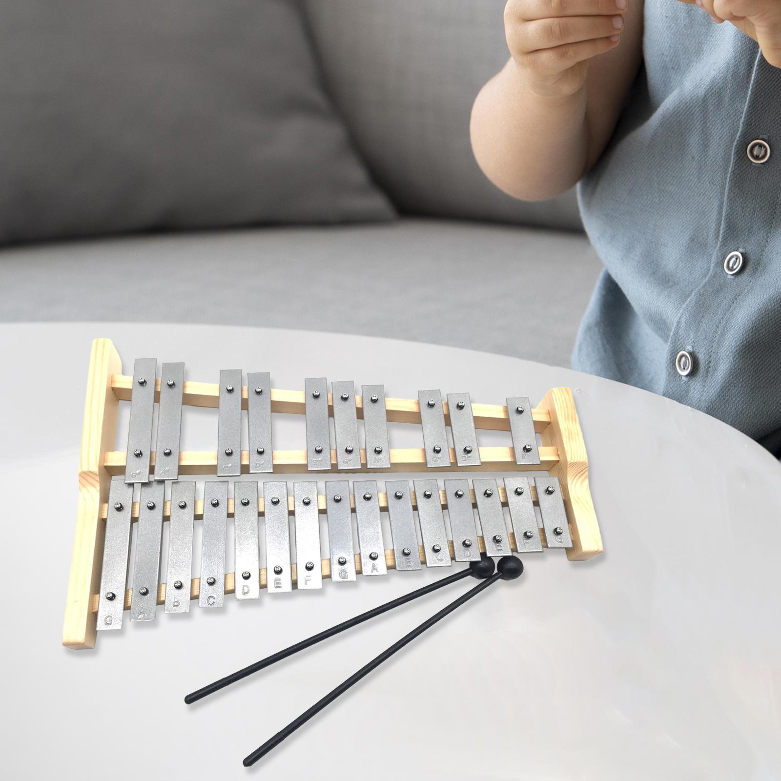 25 noten metalen toetsen Xylof - Musical Instrument Xylophone recensie en prijs