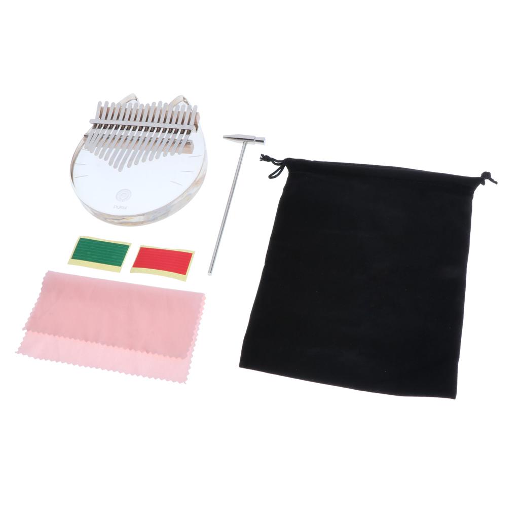 Kalimba 17-toetsen acryl trans - Musical Instrument Kids recensie en prijs