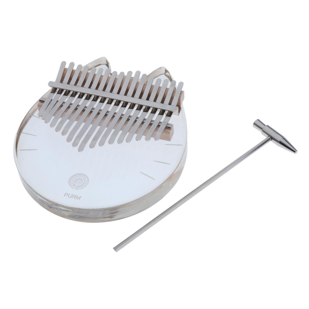 Kalimba 17-toetsen acryl trans - Musical Instrument Kids recensie en prijs