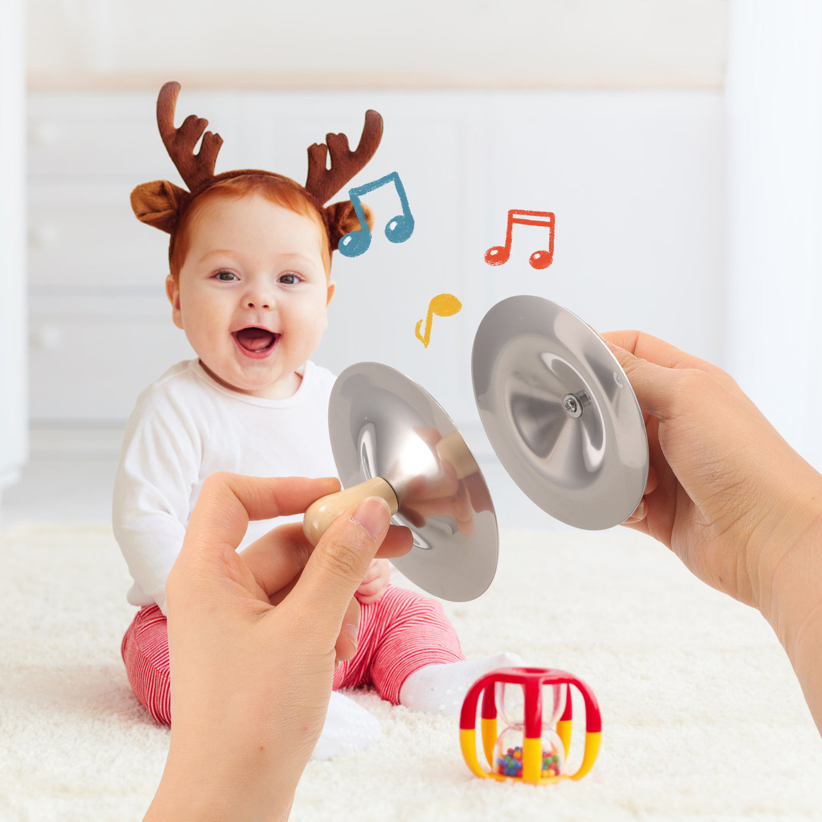 2 stuks kleine vingerbekkens v - Musical Instrument Kids recensie en prijs