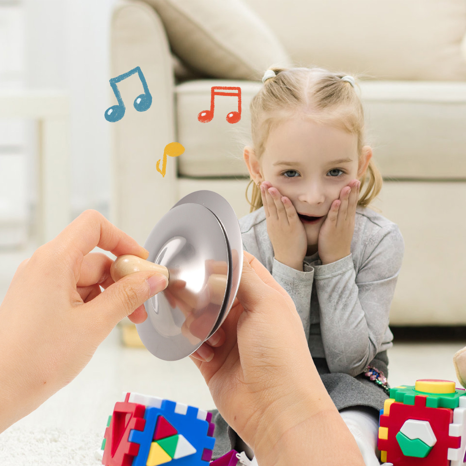 2 stuks kleine vingerbekkens v - Musical Instrument Kids recensie en prijs